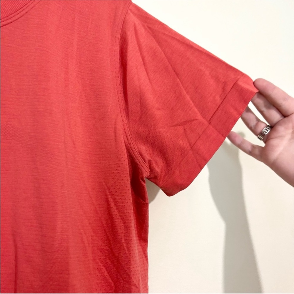 Lululemon Red/Coral Tee SIZE 10 - Picture 2 of 4